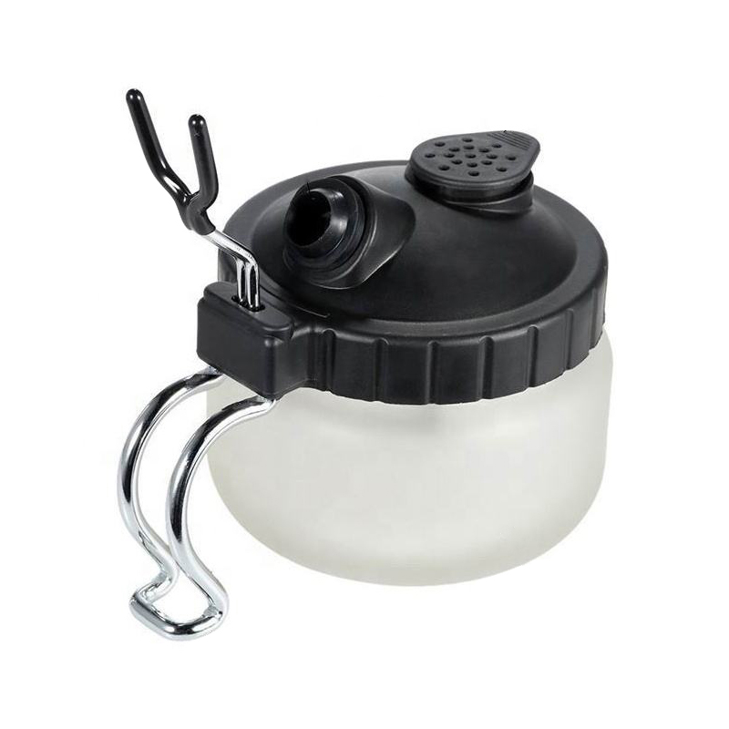 Airbrush Cleaning Pot With Airbrush Holder Mini Filter