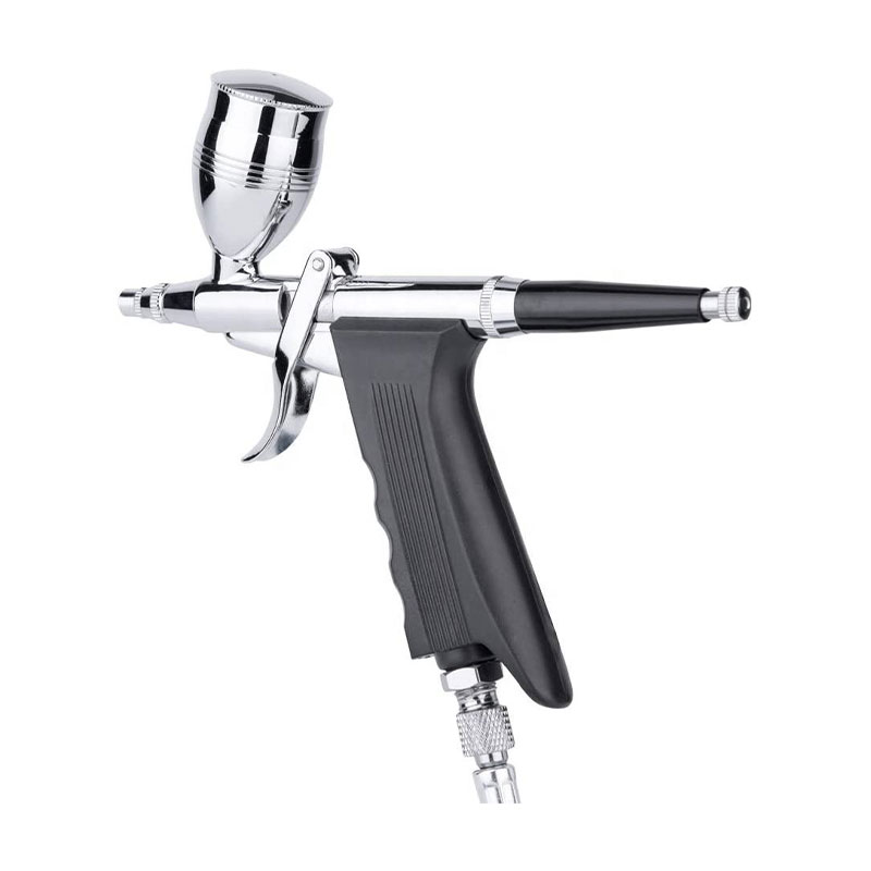 Dual-action Airbrush Paint Sprayer Pistol Grip, 2CC, 5CC och 13CC-alternativ med 3 olika koppar