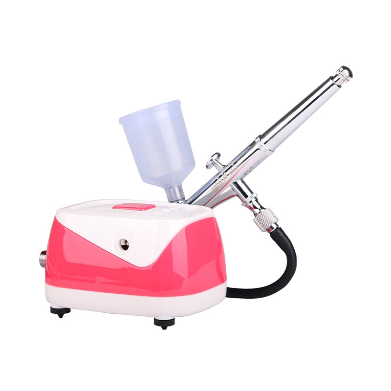 Airbrush -kit med mini Air Compressor Airbrush för Airbrush Makeup, kroppsmålning